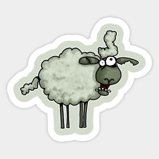 Zombie Sheep Sticker